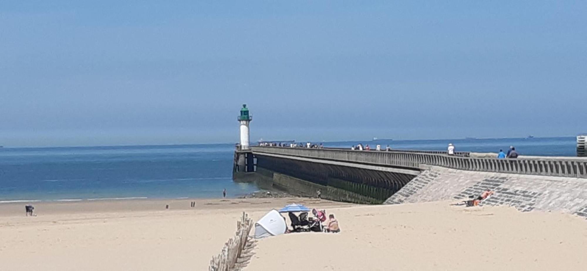 Ferienwohnung L'Opaline - Vue Mer Blériot-Plage Zimmer foto